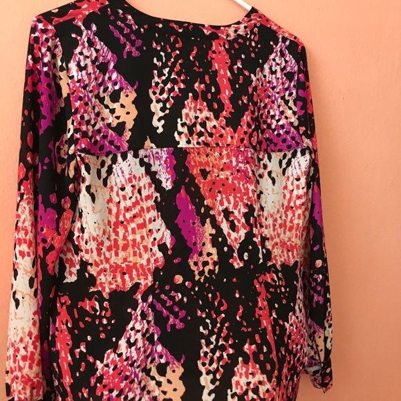 Worthington (PS) long sleeve blouse - Picture 3 of 4